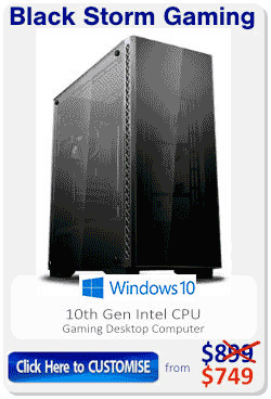 CoffeeLake gaming desktop computer, fully optimised for best performance & value.