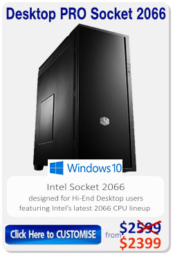 A Socket 2066 desktop computer for the Professionalr