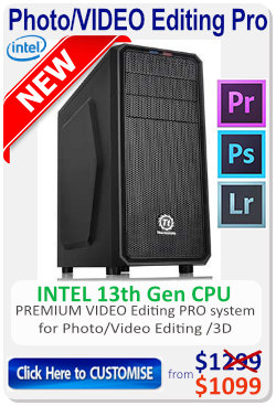 Intel 13th Gen desktop computer for the Professional